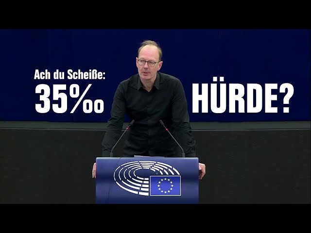 Ach, du Scheiße: 35‰-Hürde zur EU-Wahl?